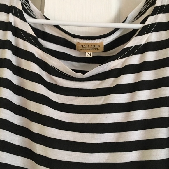 PIKO black and white striped dress - Picture 3 of 3